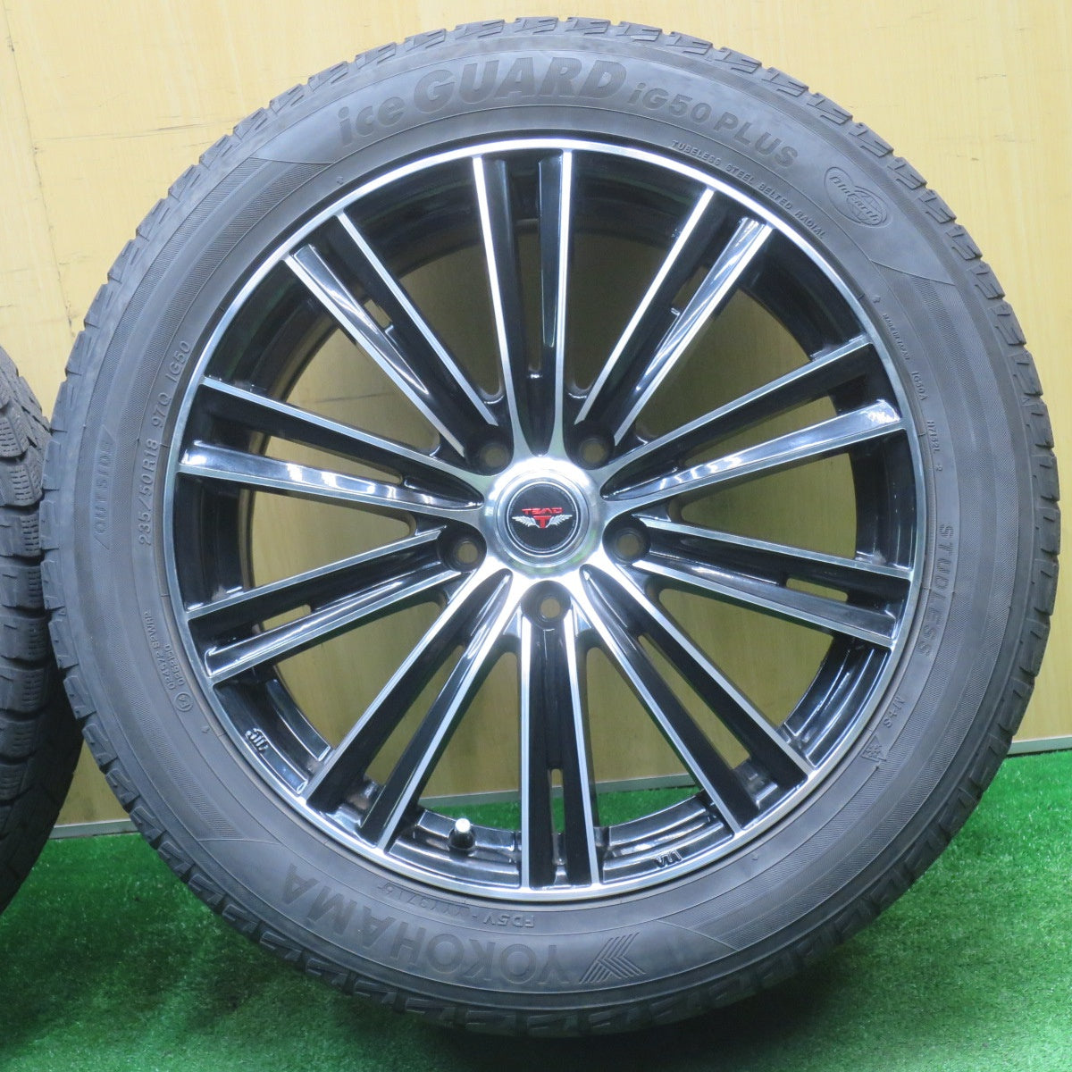4本価格★スタッドレス 235/50R18 ヨコハマ アイスガード iG50 プラス TEAD テッド 18インチ PCD114.3/5H★5111103NJス