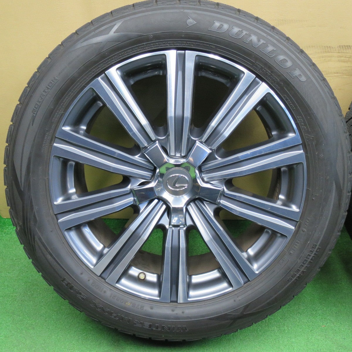 センサー付！バリ溝！9分★レクサス LX 570 純正 275/50R21 スタッドレス ダンロップ ウインターマックス SJ8 21インチ PCD150/5H★6041204NKス