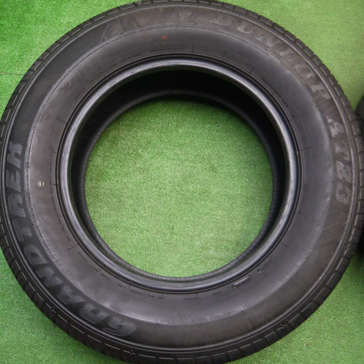 新車外し！24年★265/65R18 ダンロップ AT23 グラントレック タイヤ 18インチ レクサス LX ランクル 300 等★4121306Hノタ