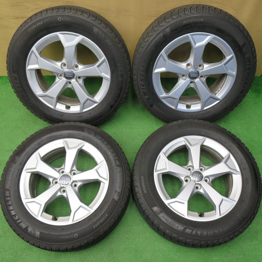 バリ溝！キレイ！8.5分★アウディ Q3 F3 純正 215/65R17 スタッドレス ミシュラン X-ICE SNOW 17インチ PCD112/5H★6040307NKス
