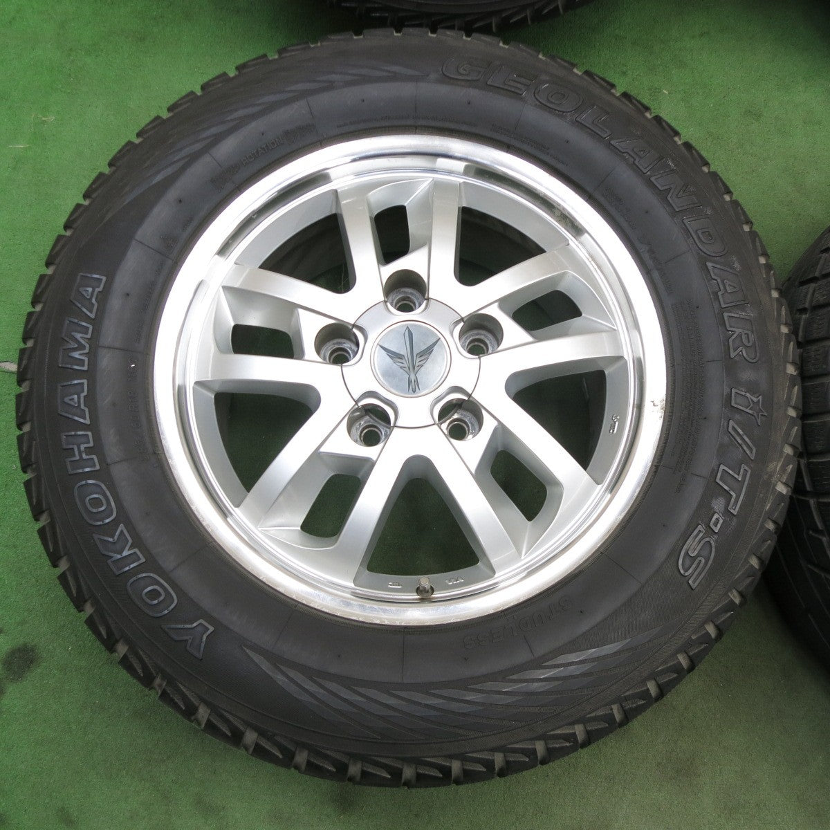 4本価格★Lehrmeister ロードスポーク WR 285/60R18 スタッドレス ヨコハマ ジオランダー i/T-S 18インチ レアマイスター PCD150/5H★6012805ナス