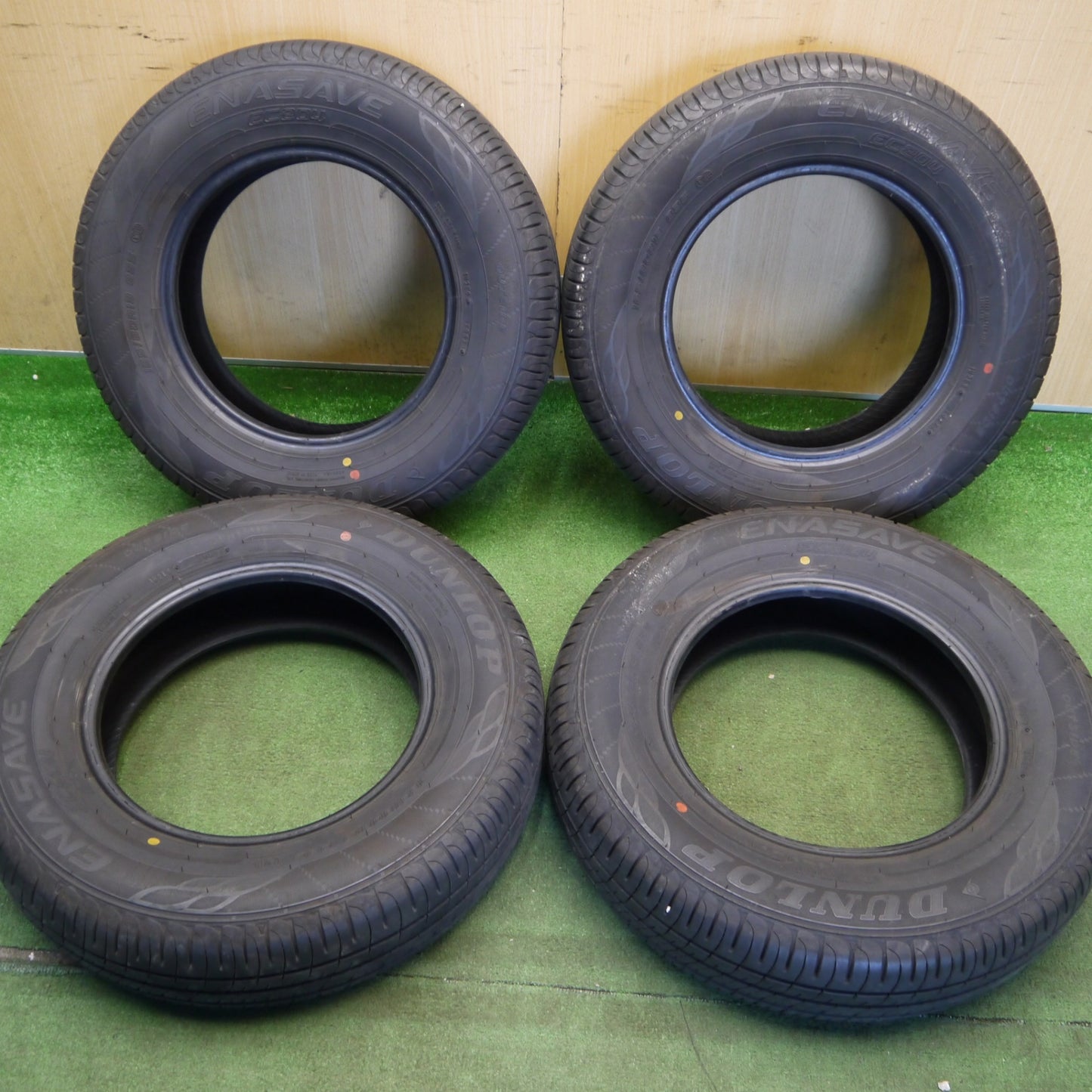 バリ溝！23年！8.5分★165/80R13 ダンロップ エナセーブ EC204 タイヤ 13インチ カリーナ カローラ サクシード スプリンター プロボックス 等★6051103Hノタ