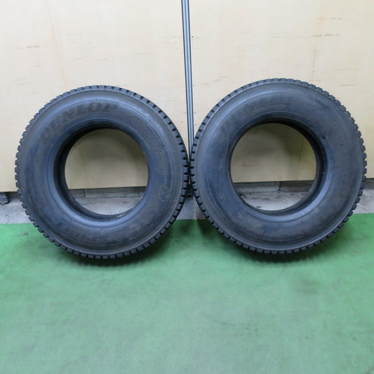 バリ溝！23年！9分！2本◎トラック タイヤ 225/80R17.5 123/122L スタッドレス ダンロップ デクテス SP001 DECTES 17.5インチ◎6100605NGスタ