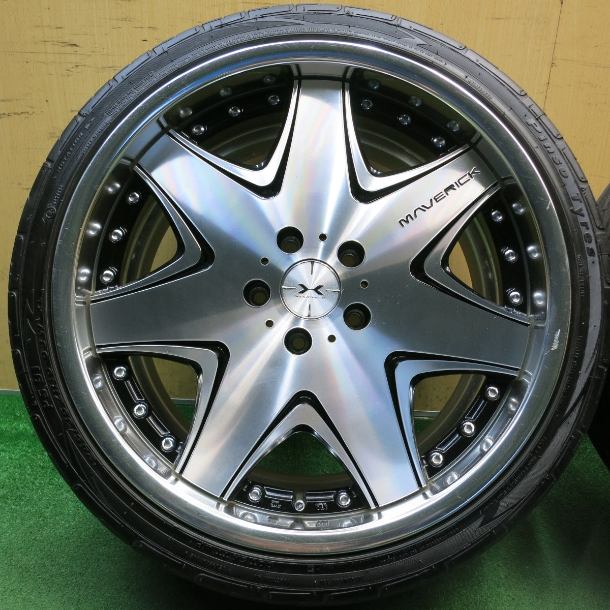 4本価格◎245/35R19 ピンソ タイヤ PS91 MAVERICK 107D マーベリック 19インチ PCD114.3/5H◎6062507HAノ