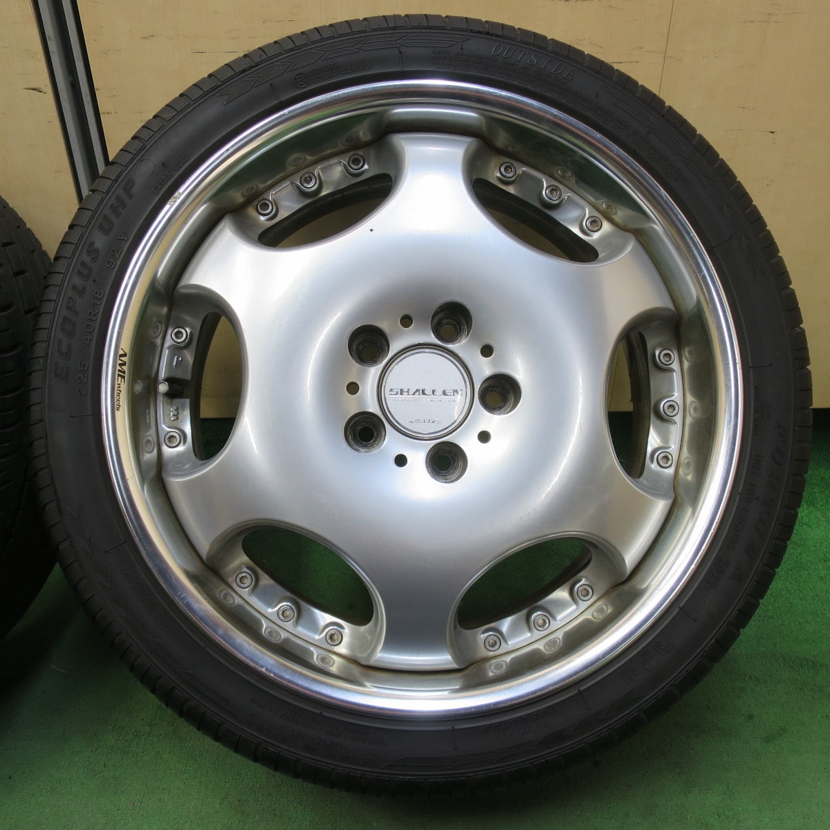 4本価格！22年★SHALLEN AME 225/40R18 フォーチュナ エコプラス UHP 18インチ シャレン PCD114.3/5H★5050811イノ