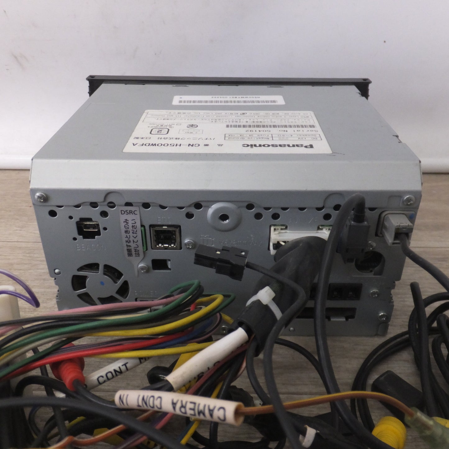 [送料無料] 現状品★パナソニック製 スバル 純正 HDDカーナビステーション CN-H500WDFA(50)★