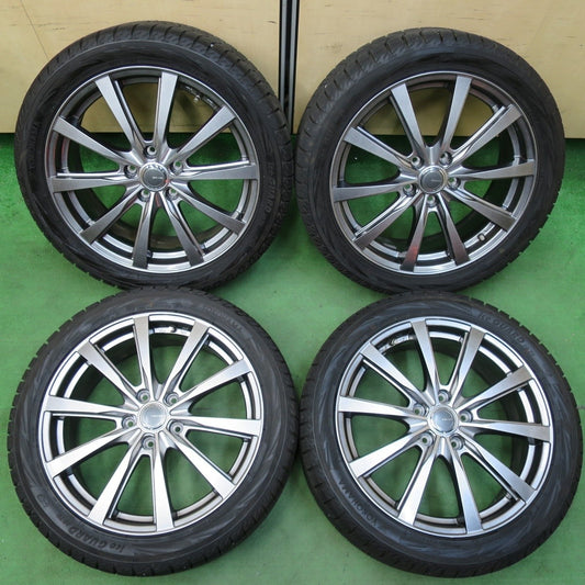 バリ溝！21年！キレイ！9.5分以上★スタッドレス 225/45R18 ヨコハマ アイスガード iG70 GRASS グラス 18インチ PCD114.3/5H★5011303イス