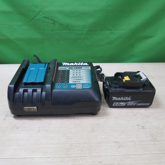 [送料無料] ☆マキタ リチウム イオン バッテリー BL1860B 18V 6.0Ah 108Wh 急速 充電器 DC18RF 100V 電動 工具 に makita☆