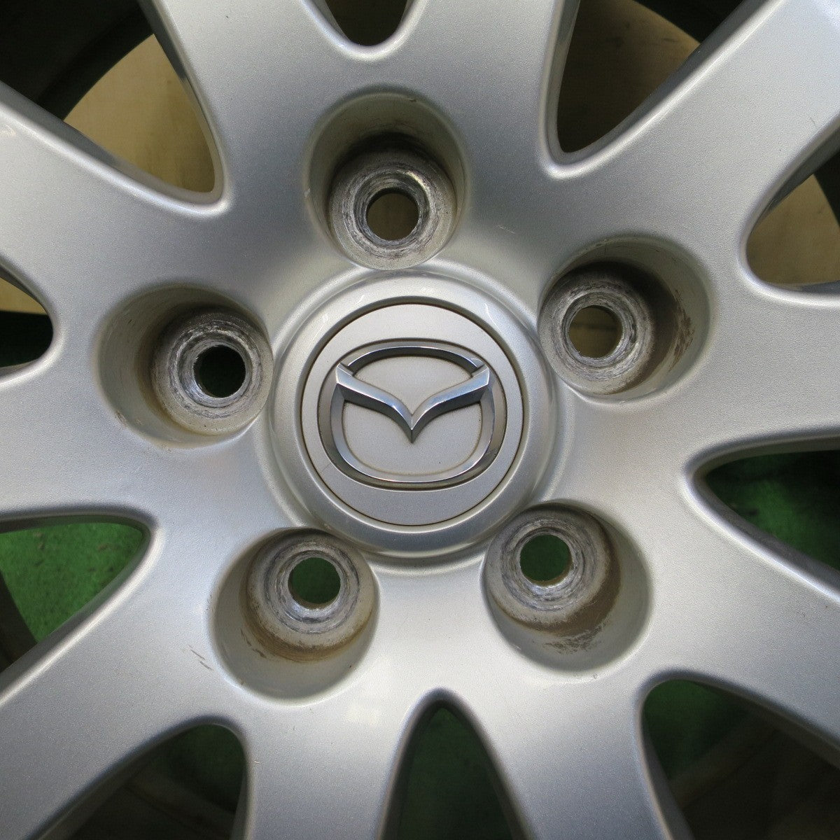 4本価格◎マツダ LY3P MPV 純正 ホイール 17インチ 17×7J PCD114.3/5H◎6081001NGホ