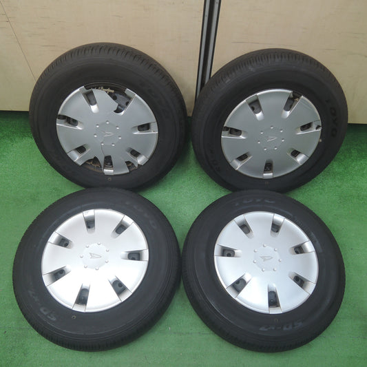 *送料無料* 4本価格★ダイハツ ミラ 純正 スチール 145/80R12 トーヨー SD-K7 12インチ PCD100/4H★4033006SYノ