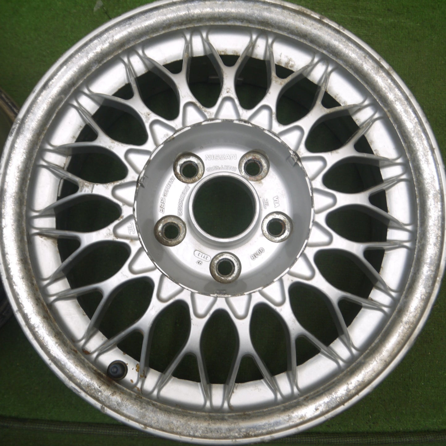 *送料無料* 2本価格★日産 シーマ セドリック グロリア 等 純正 OP BBS CG19 ホイール 16インチ 16×6.5JJ PCD114.3/5H★4042204Hホ