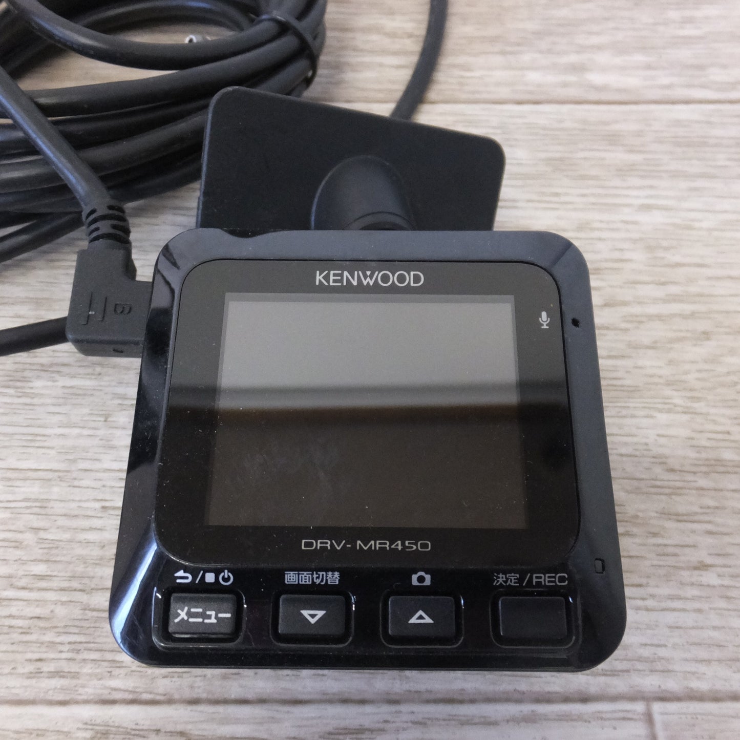 [送料無料] ★ケンウッド KENWOOD 前後撮影対応 2カメラドライブレコーダー DRV-MR450 メインユニットのみ　SDカードなし(59)★