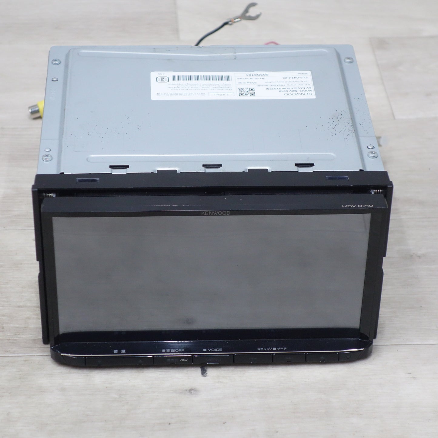 [送料無料] ◆ケンウッド 彩速ナビ メモリーナビ 7V型/180mm MDV-D710 Bluetooth DVD/CD/USB/SD 2024年製 地図データ 2022年 カーナビ KENWOOD◆