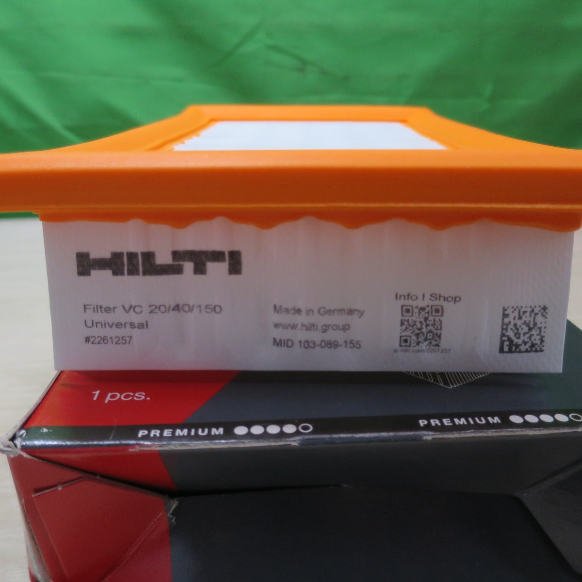 [送料無料] 未使用！2点まとめ売り☆HILTI ヒルティ ユニバーサルフィルター VC 20/40/150-X ユニバーサル #2261257 湿式 乾式 交換用 集じん☆