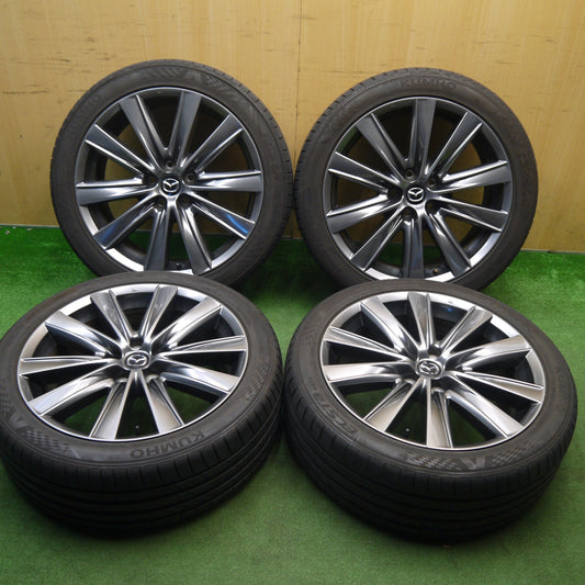 バリ溝！24年！キレイ！9.5分★マツダ6 Lパッケージ 純正 225/45R19 クムホ エクスタ PS71 KUMHO ECSTA 19インチ PCD114.3/5H★6021608Hノ