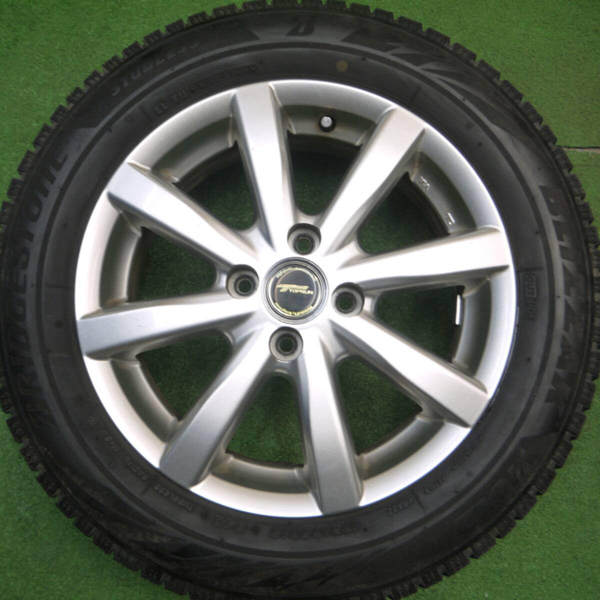 キレイ！20年★スタッドレス 175/65R15 ブリヂストン ブリザック VRX2 TOPRUN トップラン 15インチ PCD100/4H★4121309Hス
