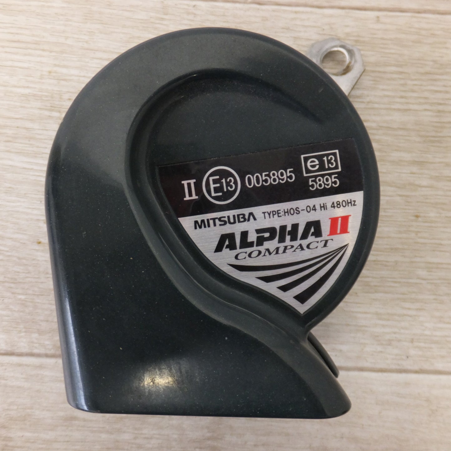 [送料無料] 現状品★ミツバ Mitsuba アルファホーン アルファーII コンパクト ALPHAII COMPACT MBH-2E17 グリーン 左 右 セット(18★