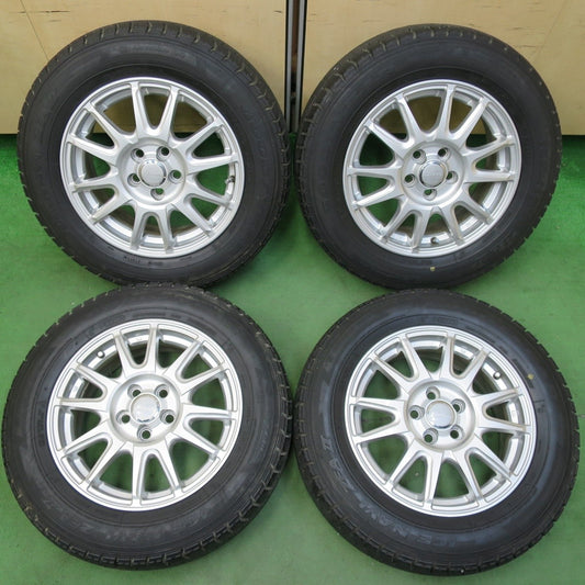 キレイ！8.5分★195/65R15 スタッドレス グッドイヤー アイスナビ ZEA2 Brade 15インチ PCD100/5H★5032613イス