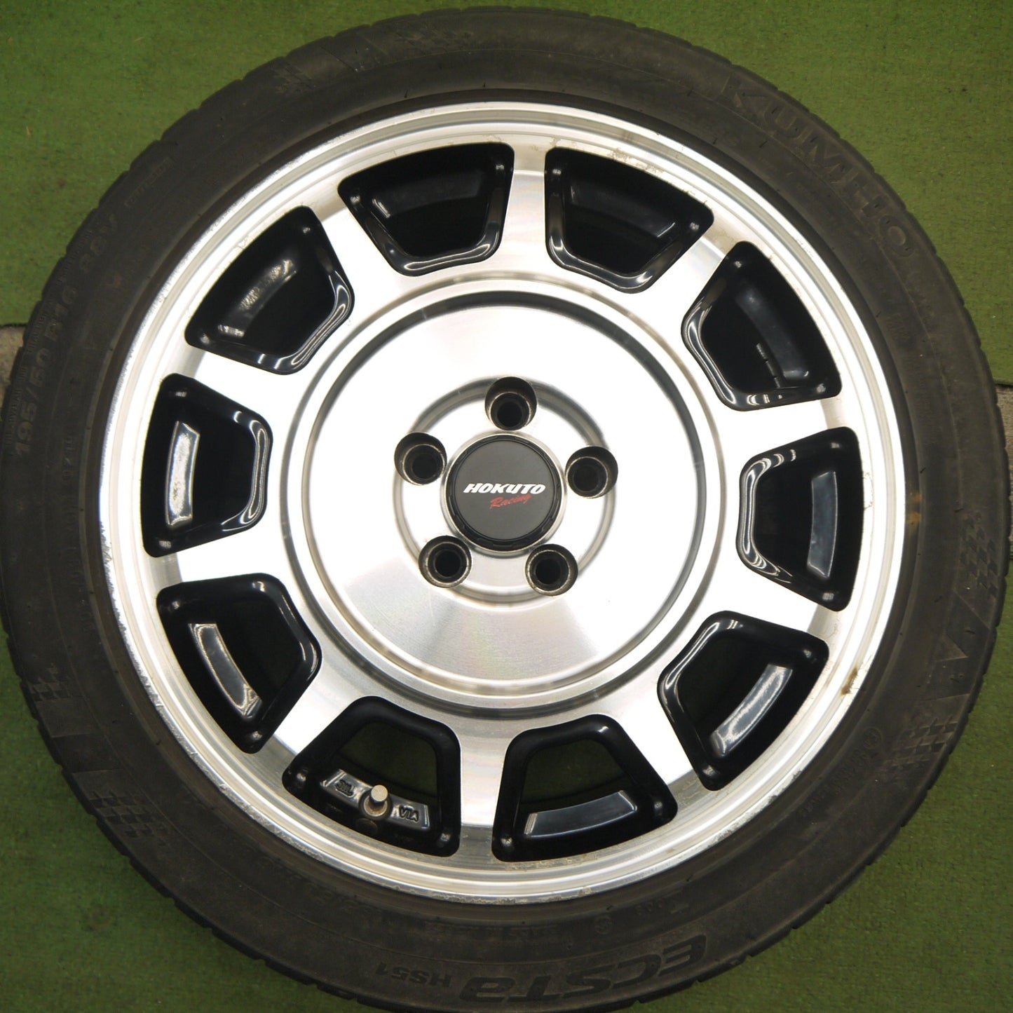 4本価格★プリウス カローラ 等 HOKUTO Racing 零式-S 195/50R16 クムホ エクスタ HS51 16インチ ホクト レーシング PCD100/5H★5100103Hノ