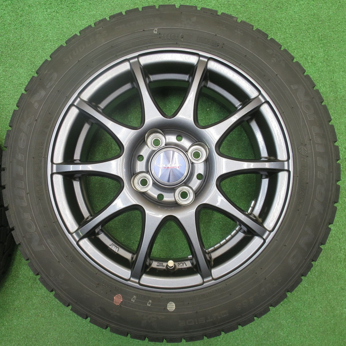 バリ溝！23年！8.5分★スタッドレス 165/65R14 オートバックス ノーストレック N5 VELVA CHARGE ヴェルヴァ 14インチ PCD100/4H★5111110NJス