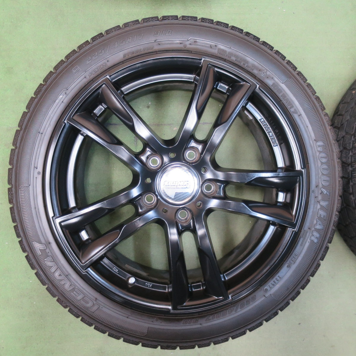 4本価格★BMW 等 KELLENERS Sport 225/45R17 スタッドレス グッドイヤー アイスナビ7 ケレナーズ スポーツ 17インチ PCD120/5H★5111902TTス