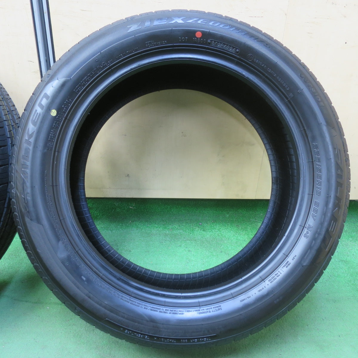 新車外し！24年★225/55R18 ファルケン ZIEX ZE001A A/S タイヤ 18インチ フォレスター クロストレック レイバック 等★5080807イノタ