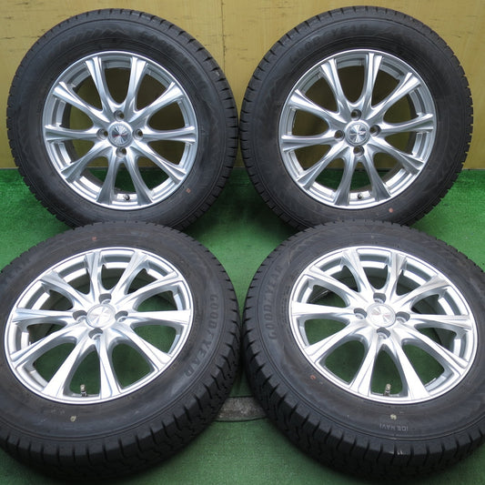 キレイ！21年★スタッドレス 195/65R16 グッドイヤー アイスナビ8 ILLUGA 16インチ PCD100/4H★5062102NJス