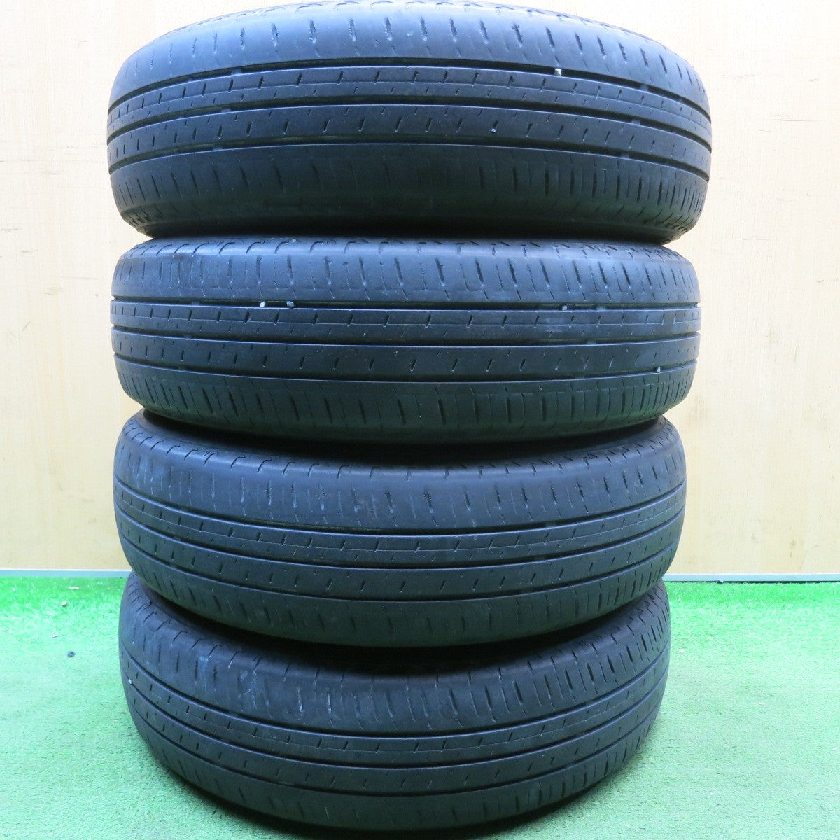 4本価格★ダイハツ LA650S タント カスタム 純正 155/65R14 ブリヂストン エコピア EP150 14インチ PCD100/4H★6041802HAノ