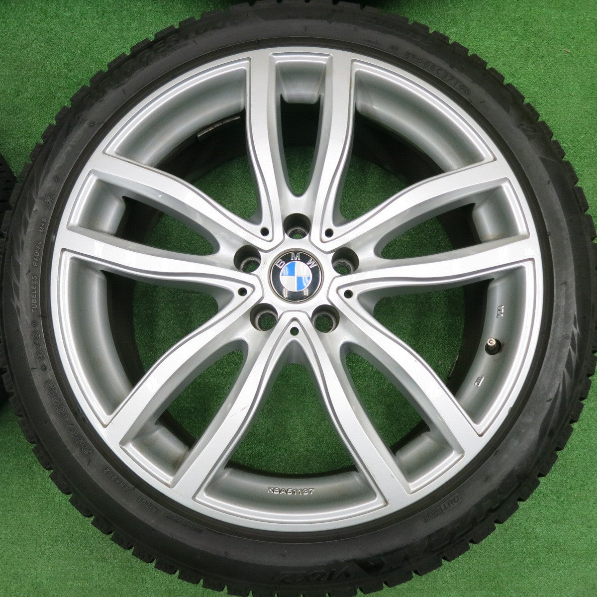[送料無料] バリ溝！9.5分★BMW 等 MAK FAHR 245/40R19 スタッドレス ブリヂストン ブリザック VRX2 19インチ PCD112/5H★4100602HAス