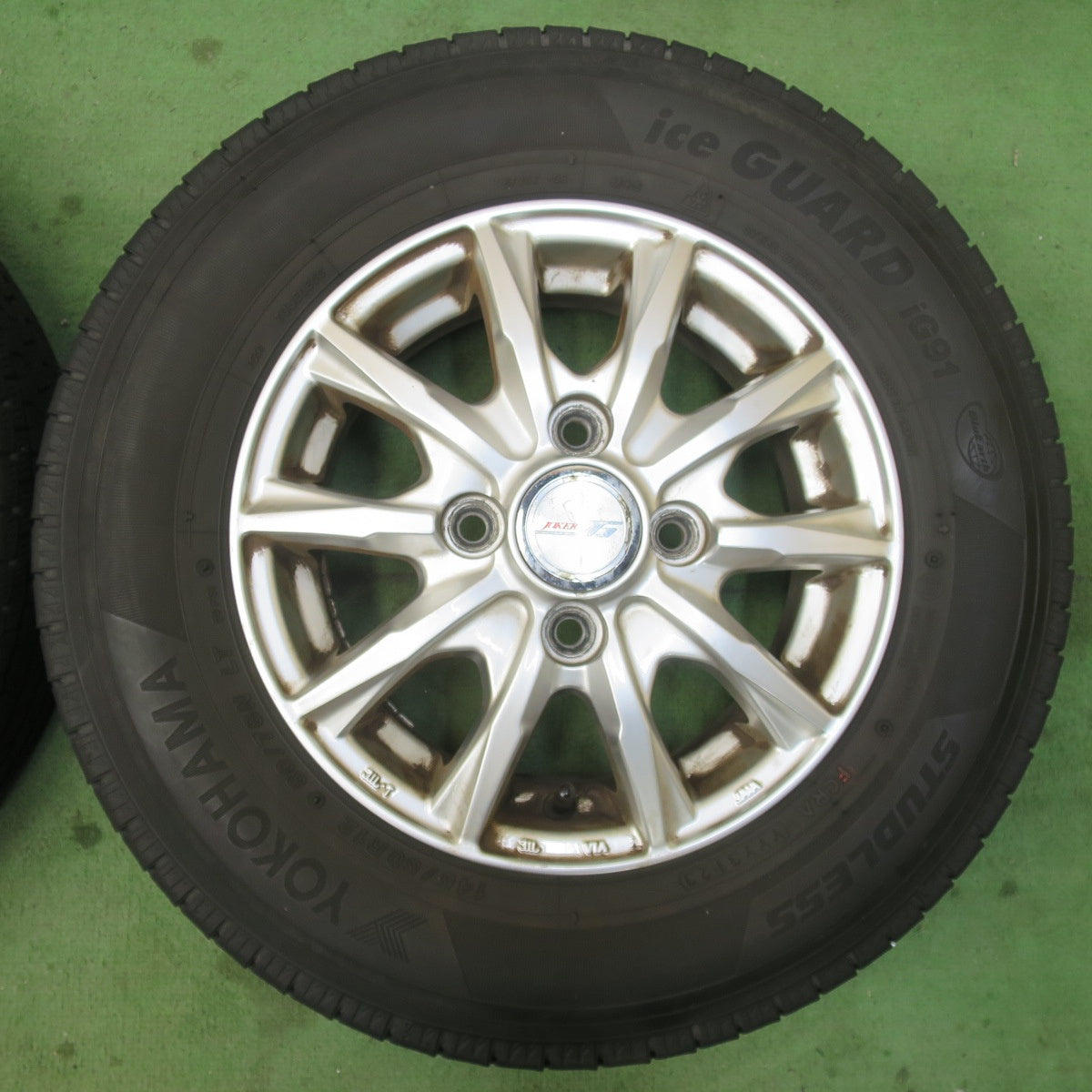 4本価格！23年★スタッドレス 145/80R12 80/78N ヨコハマ アイスガード iG91 JOKER ジョーカー 12インチ PCD100/4H★6013112イス