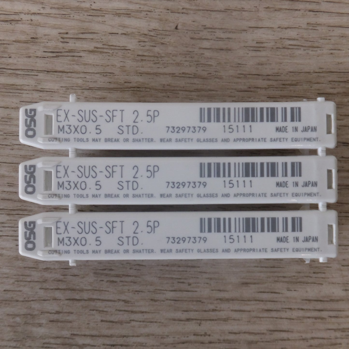 [送料無料] 未使用★OSG スパイラルタップ EX-SUS-SFT 2.5P M3×0.5 STD　3本 セット★