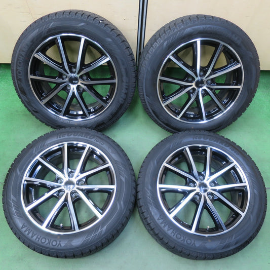 バリ溝！22年！キレイ！9.5分★スタッドレス 215/55R17 ヨコハマ アイスガード iG60 SPORT KRONE スポルト クローネ 17インチ PCD114.3/5H★5100704イス