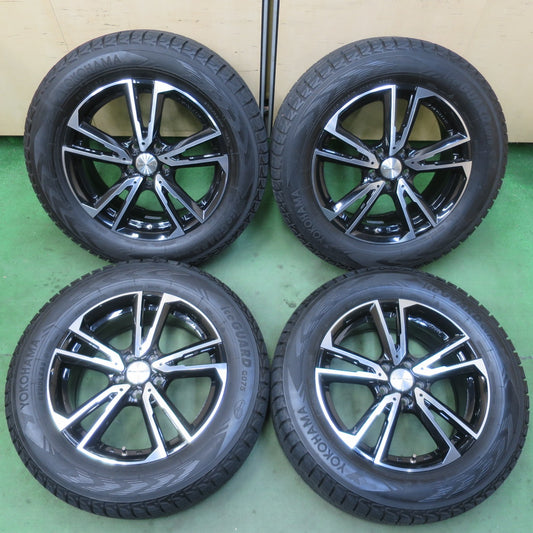 バリ溝！22年！キレイ！9.5分★ボルボ V40 V60 EUROTECH GAYA SOLI 235/60R17 スタッドレス ヨコハマ アイスガード G075 17インチ ユーロテック ガヤ ソリ PCD108/5H★6030506イス