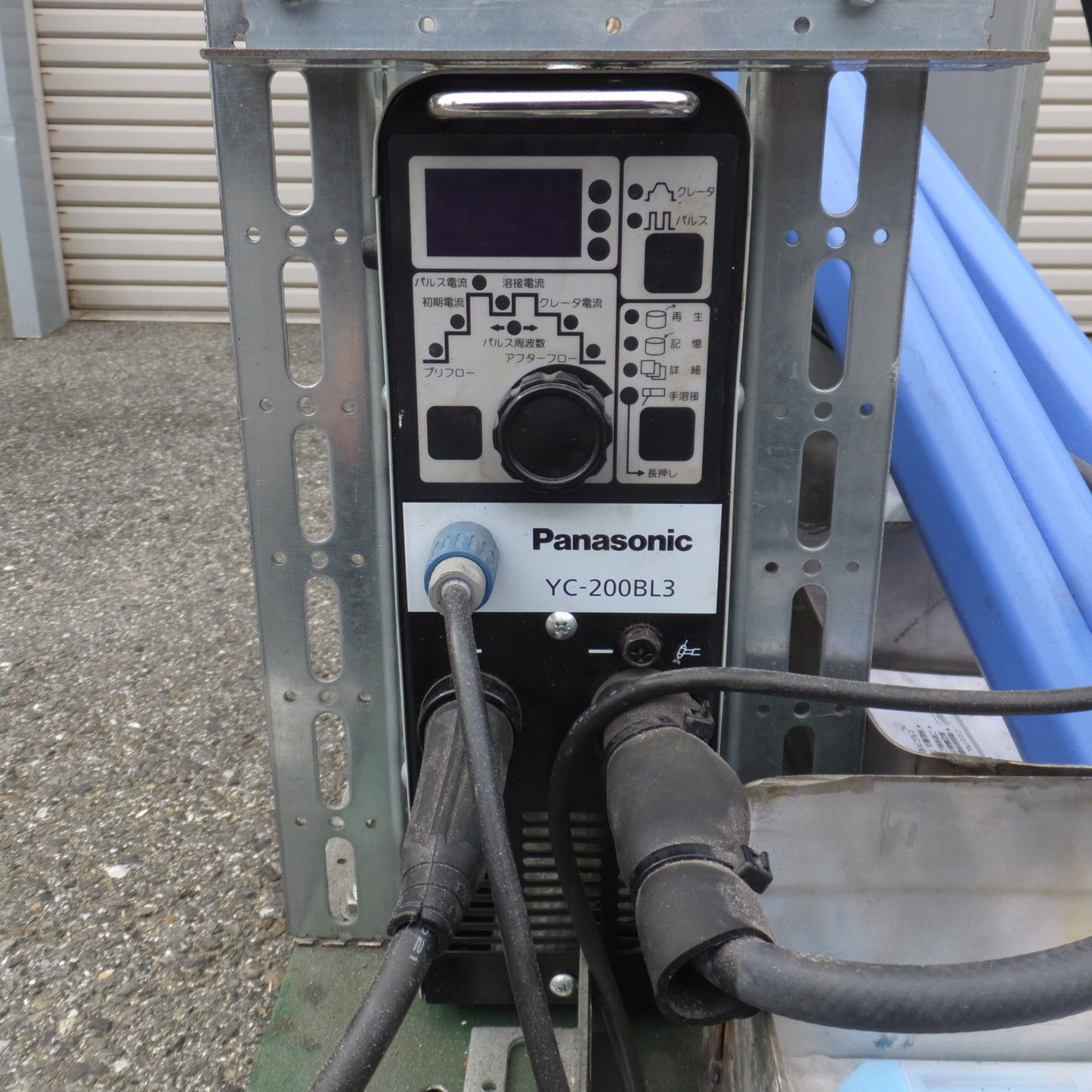 【岐阜発 直接引取限定】岐阜発★パナソニック Panasonic フルデジタル直流TIG溶接機 YC-200BL3　台車 各種 付属品 　未使用 アルゴン ボンベ　セット★