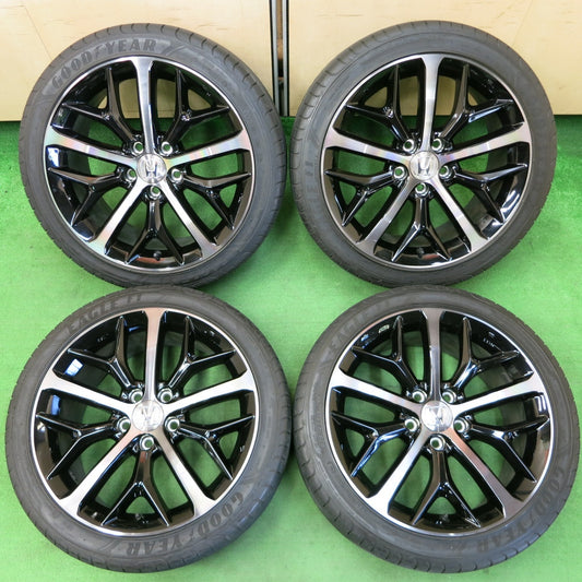 *送料無料* バリ溝！20年！キレイ！9.5分★ホンダ FK7 シビック 純正 235/40R18 グッドイヤー イーグル F1 18インチ PCD114.3/5H★4051406イノ