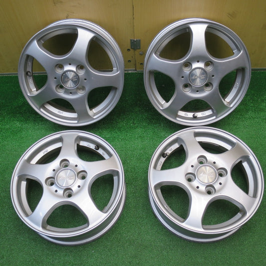 4本価格★Kaito two カイト ツー 13インチ 社外 アルミ ホイール 13×4.00B PCD100/4H★5110104NJホ