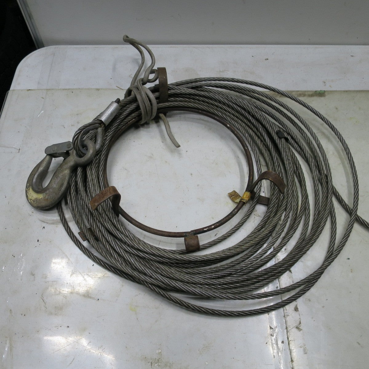 [送料無料] ◆カツヤマキカイ チルホール スーパー T-7 750kg ワイヤー付き TIRFOR 手動 ウインチ ウィンチ 工具 道具◆