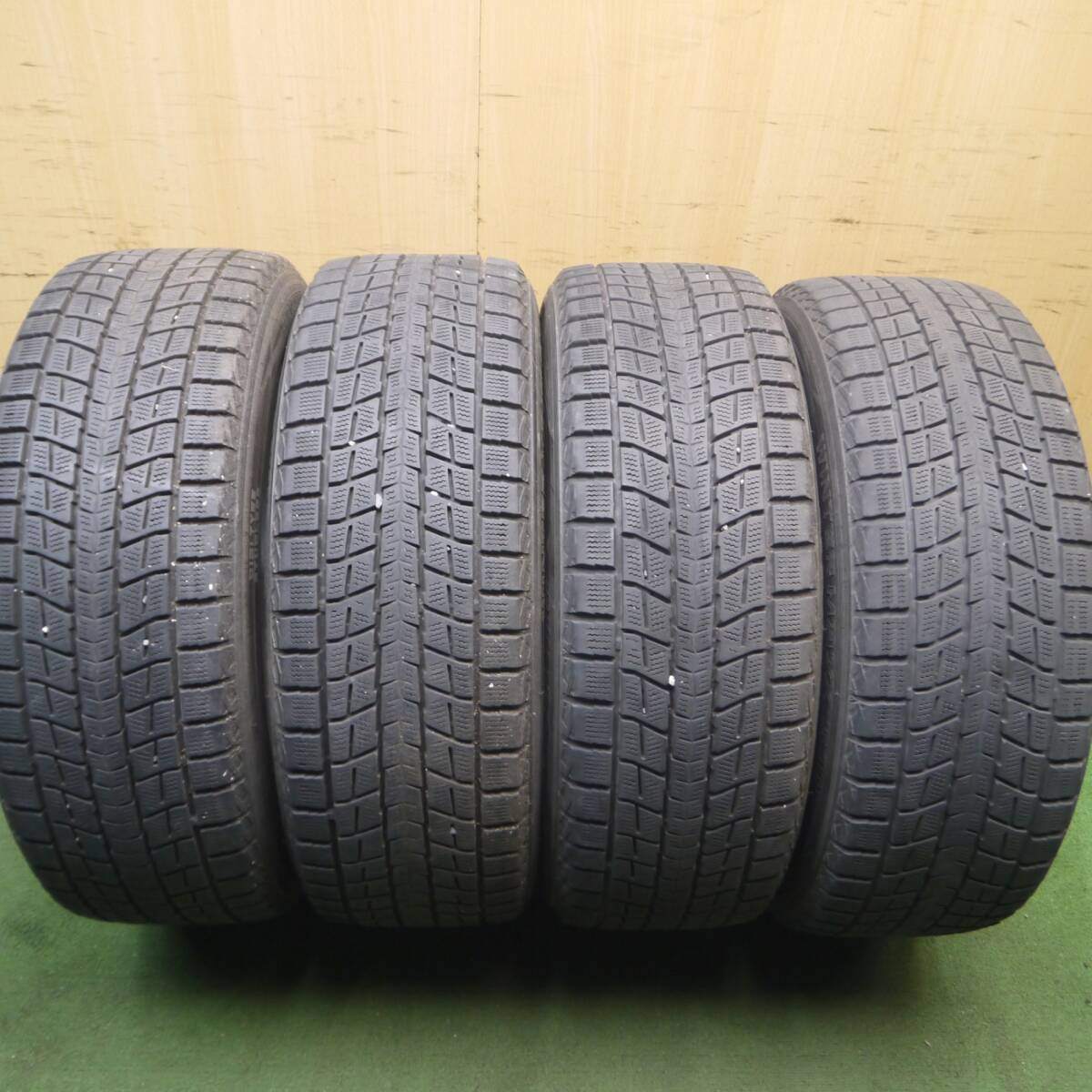 [送料無料] 4本価格★日産 T32 エクストレイル 純正 225/55R18 スタッドレス ダンロップ ウインターマックス SJ8 PCD114.3/5H★4061406Hス