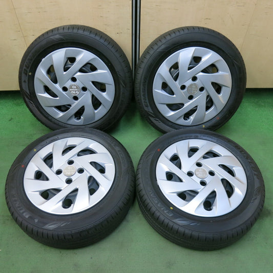 新車外し！23年★トヨタ カローラ フィールダー アクシオ 等 純正 スチール 185/60R15 ダンロップ エナセーブ EC300+ 15インチ PCD100/4H★5091105SKノ
