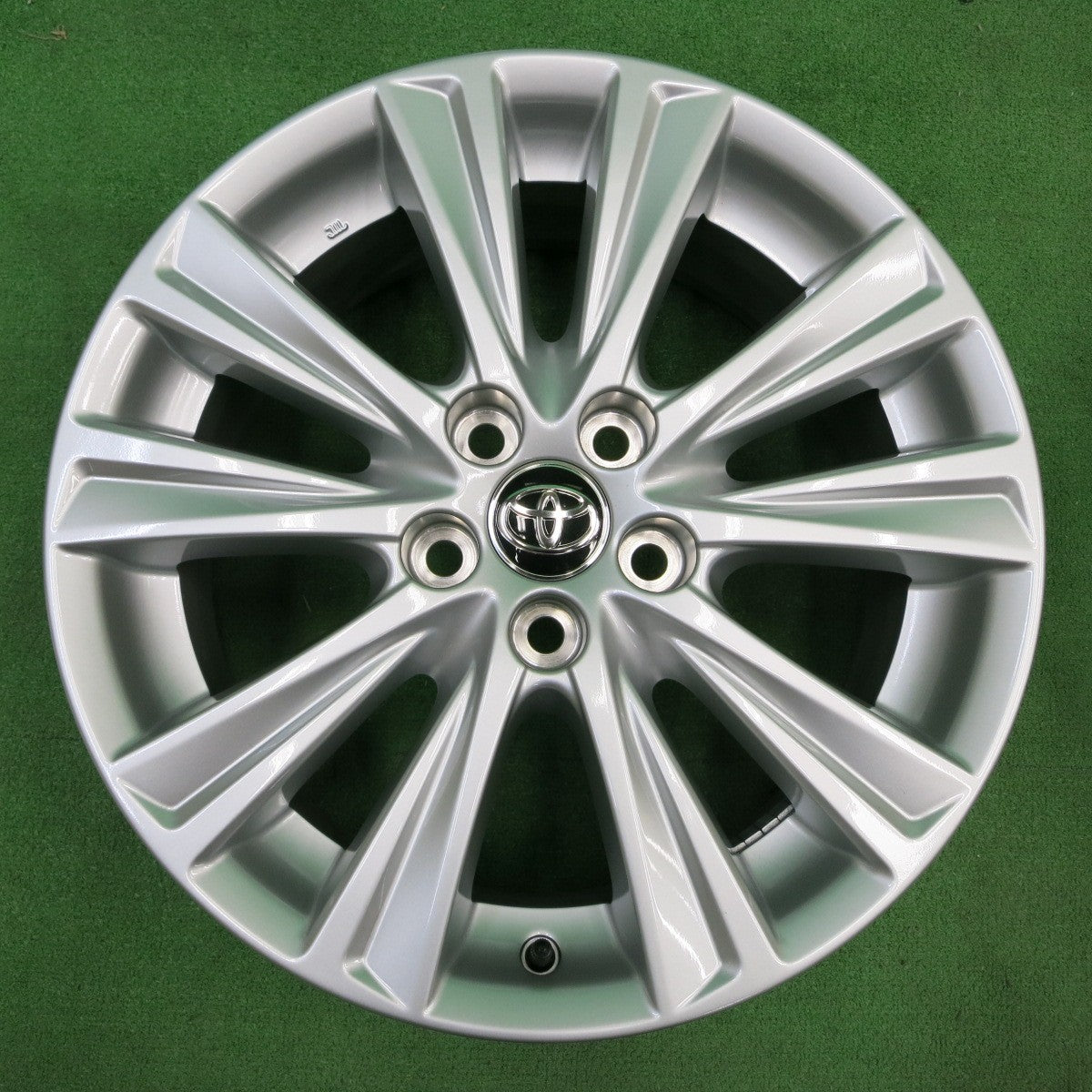 *送料無料* 新車外し★トヨタ 30系 アルファード ヴェルファイア 純正 ホイール 18インチ 18×7.5J PCD114.3/5H★4050205イホ