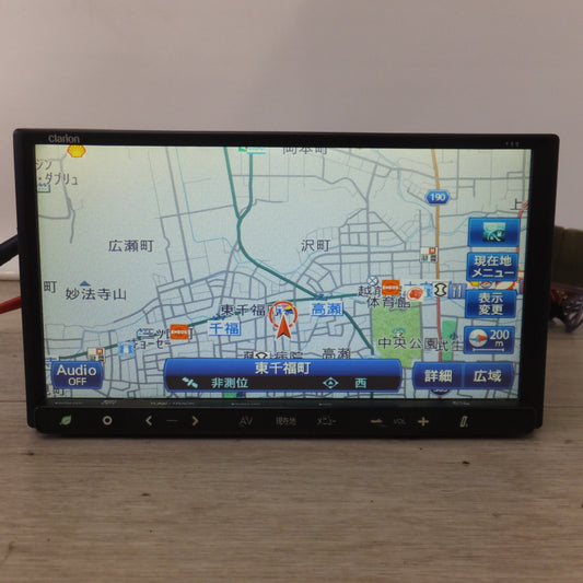 [送料無料] ★クラリオン製 三菱 純正 メモリーナビ MZ608916 GCX111[52]★