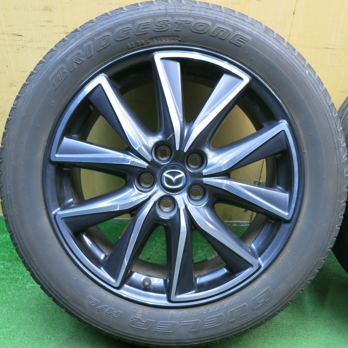 4本価格！23年★マツダ CX-5 純正 225/55R19 ブリヂストン デューラー H/L 850 19インチ CX5 PCD114.3/5H★6050205HAノ