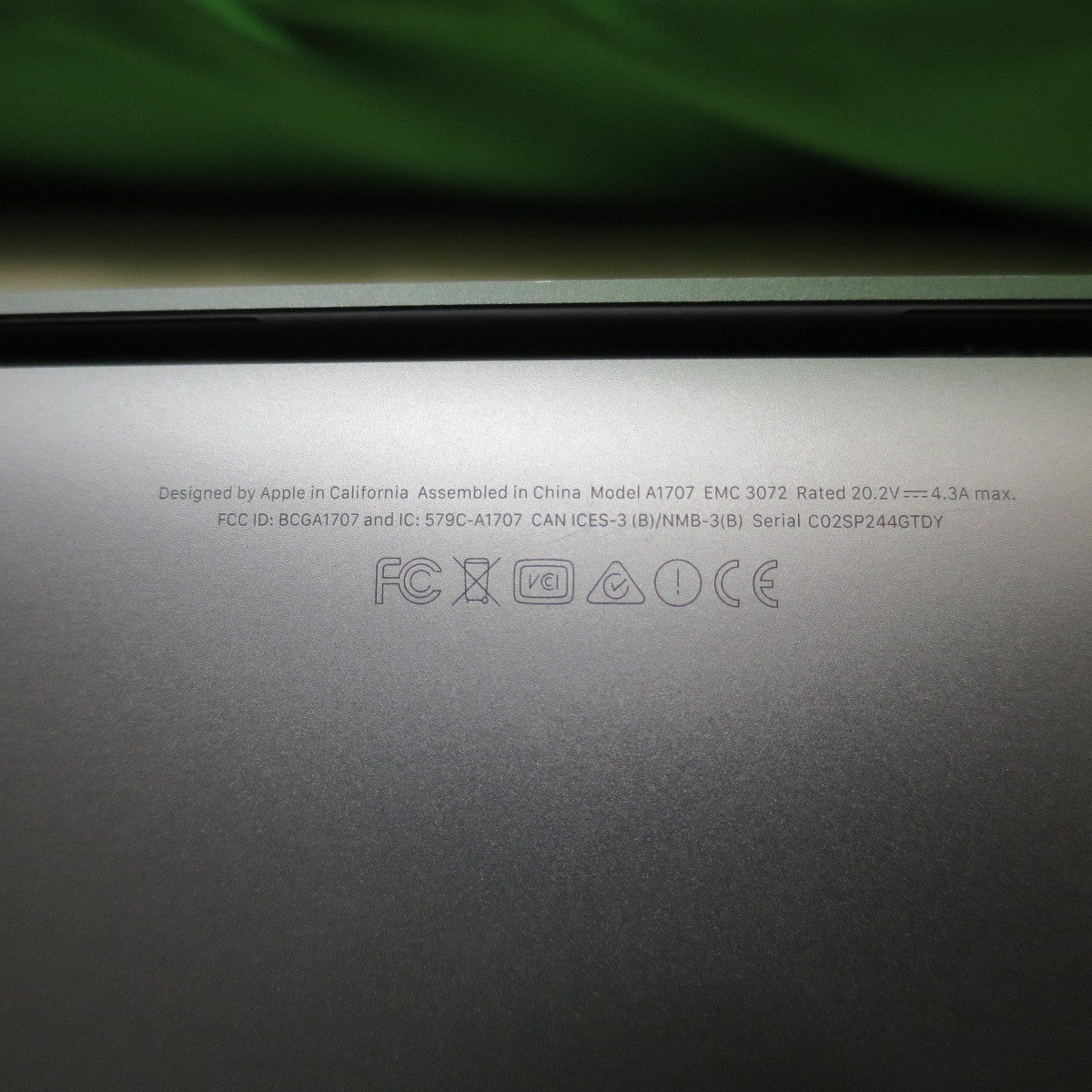 [送料無料] キレイ☆Apple mac book Pro A1707 i7 16GB 512GB ノート PC パソコン マックブック プロ アップル☆