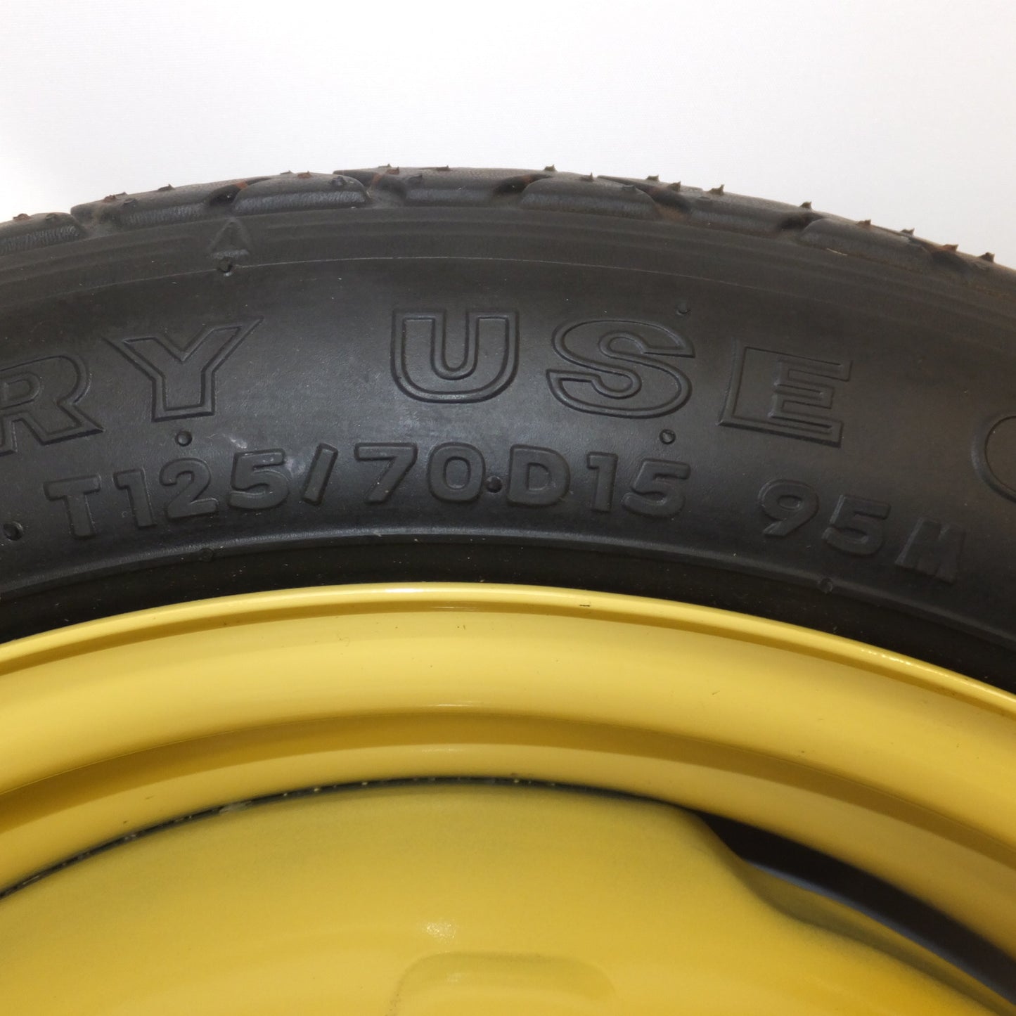 [送料無料] 未使用★トーヨー TOYO INFLATE TO 420kPa(60PSi) T125/70D15 95M 10年製 スペヤタイヤ 1本 マツダ デミオ 搭載品★