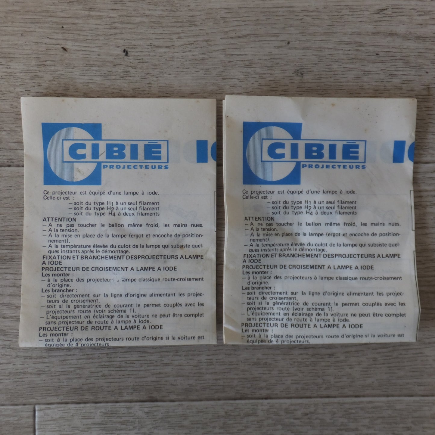 現状品★シビエ CIBIE 丸型 ヘッドライト H4 IODE 497 2個 セット　旧車 当時物 希少 レトロ★ [送料無料]