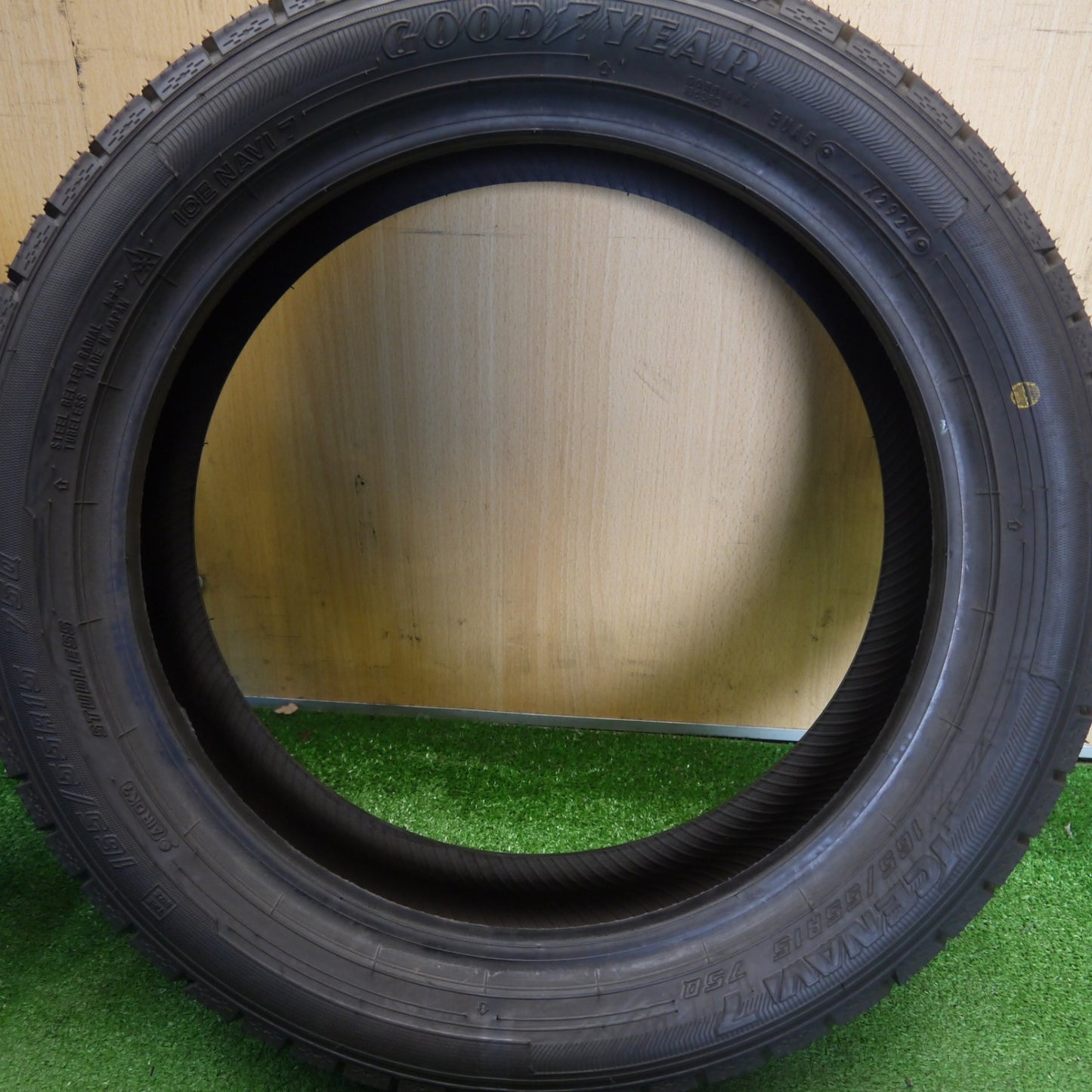 未使用！24年★スタッドレス 165/55R15 グッドイヤー アイスナビ7 タイヤ 15インチ N-BOX N-WGN ワゴンR スペーシア アルト タント デリカミニ 等★6050812Hスタ