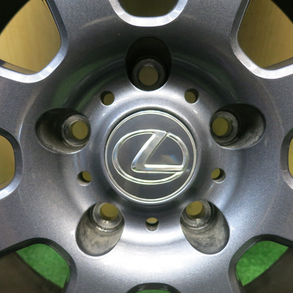 センサー付！バリ溝！23年！キレイ！9.5分◎レクサス 等 245/50R19 スタッドレス ダンロップ ウインターマックス 03 社外 アルミ 19インチ PCD120/5H◎6090309HAス