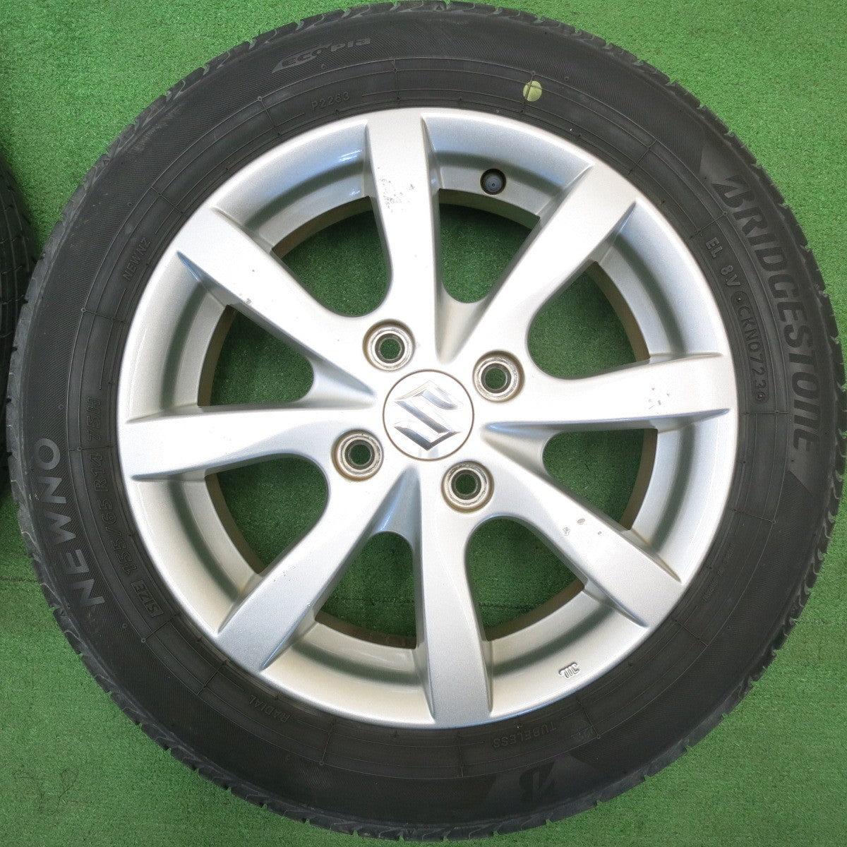 4本価格！23年★スズキ MH34S ワゴンR 純正 155/65R14 ブリヂストン NEWNO ニューノ 14インチ PCD100/4H★6022602HAノ