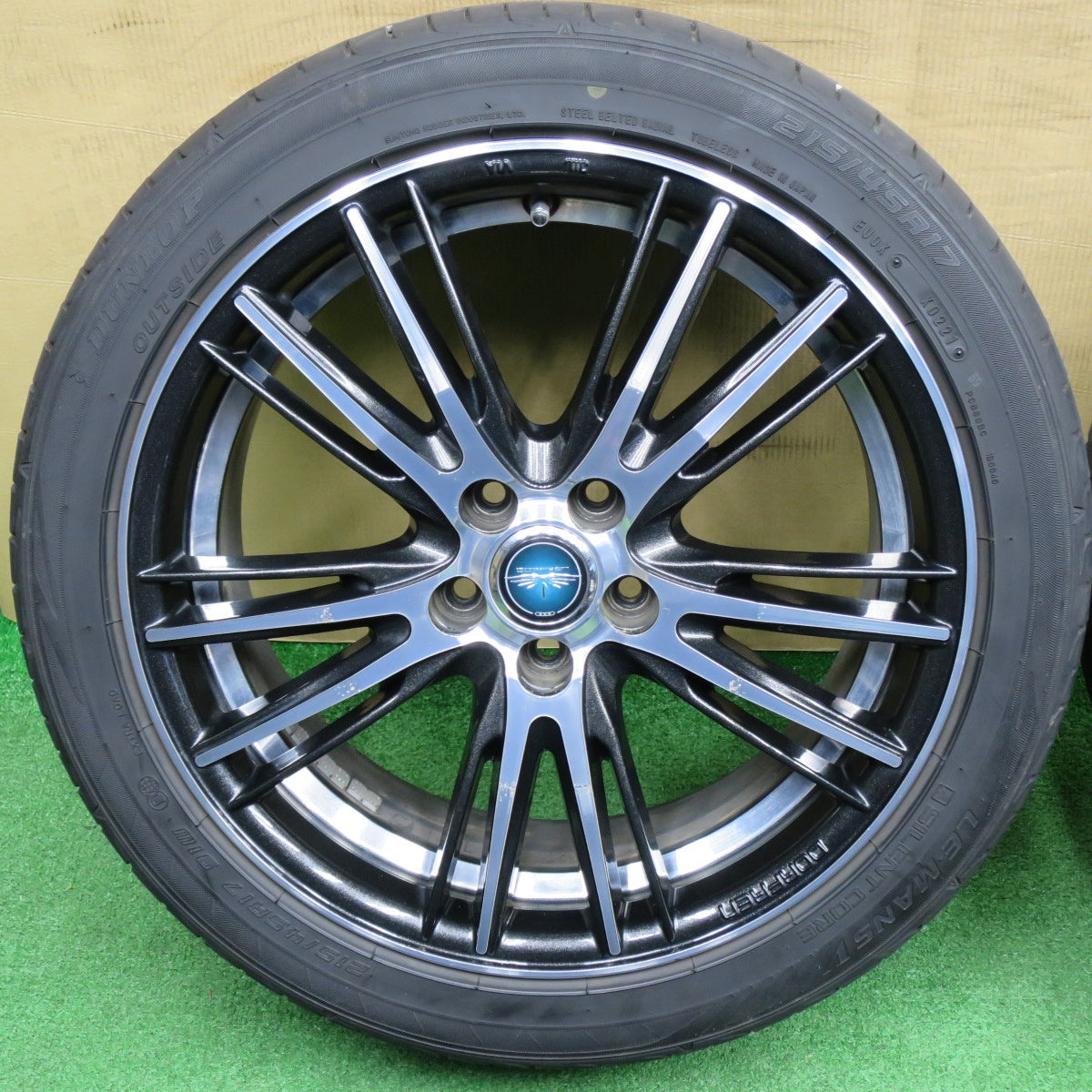 バリ溝！9.5分★86 BRZ 等 DORFREN IFYNITE 215/45R17 ダンロップ LE MANS V ドルフレン フィニート 17インチ PCD100/5H★6030201NKノ