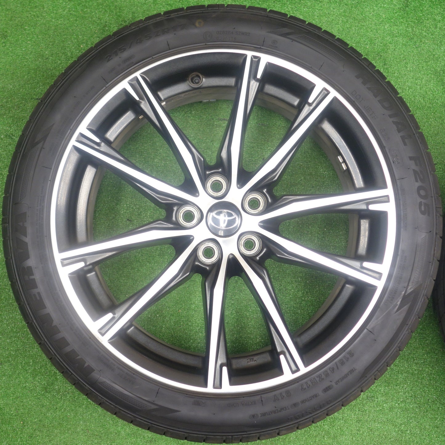 バリ溝！25年！9.5分★トヨタ ZN6 86 スバル BRZ 純正 215/45R17 ミネルバ ラジアル F205 17インチ PCD100/5H★6011902KTノ